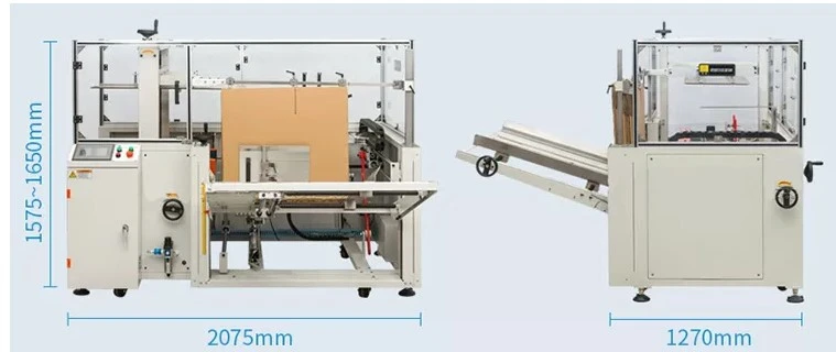 Carton Erector With Bottom Sealer Carton Erector With Bottom Sealer