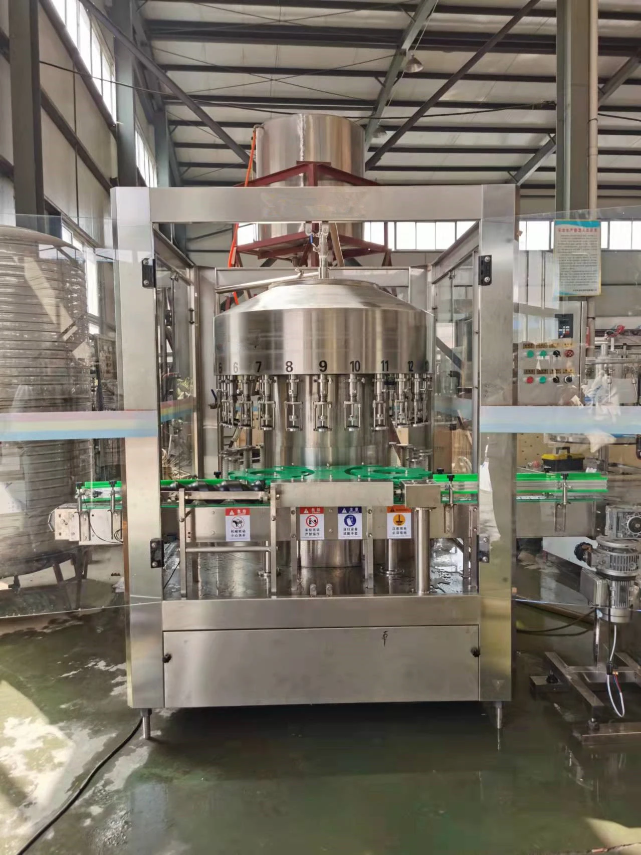 automatic liquid bottle filling machine