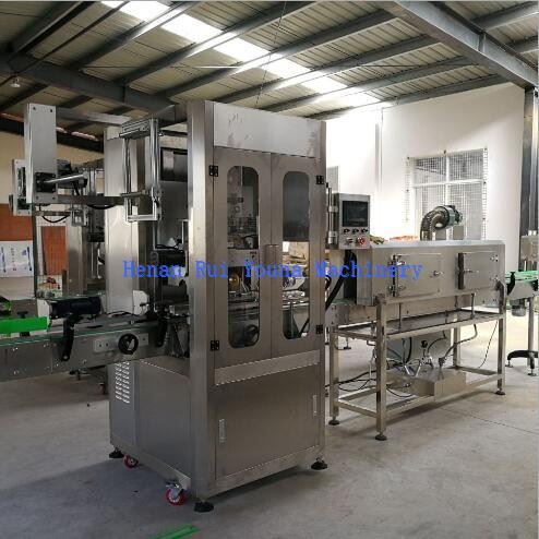 automatic sleeve shrink labeling machine (3)