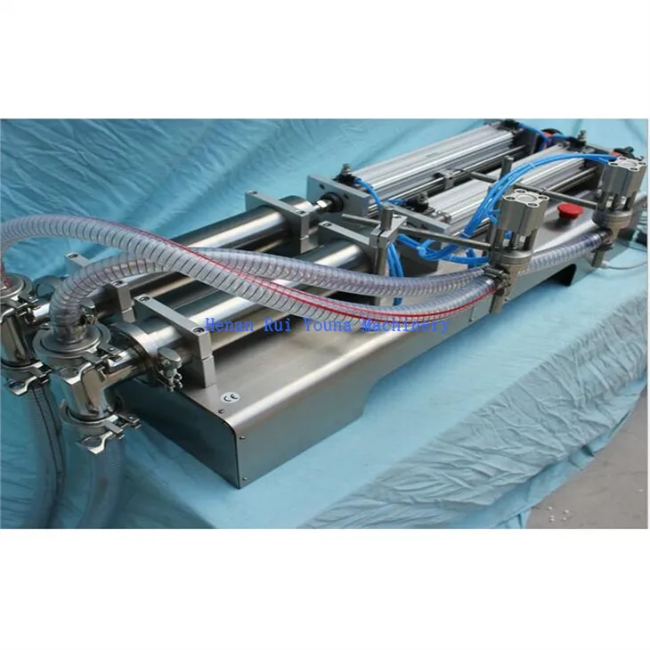 2 heads semi automatic liquid filling machine (4)